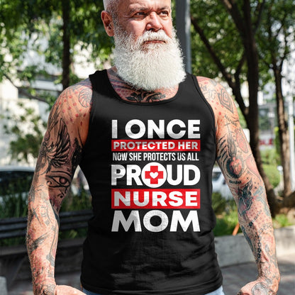 Funny Nurse Shirt, Nurse Unisex T-Shirt/Hoodie/Sweatshirt HLT00 - Proud Nurse Mom Love RN Daughter T-Shirt