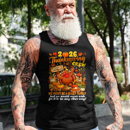 Best Thanksgiving Family Shirt , Funny Thanksgiving UnisexT-Shirt/Hoodie/Sweatshirt HLT00 - Family Thanksgiving Matching Family 2026 Thanksgiving Crew T-Shirt