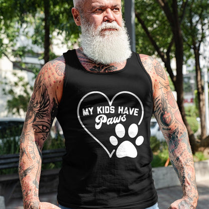 Dog Love Shirt, Dog Lover Gift T-Shirt/Hoodie/Sweatshirt HLT00 - Funny Pet Lover Cat Dog Mom Dad MY KIDS HAVE PAWS T-Shirt