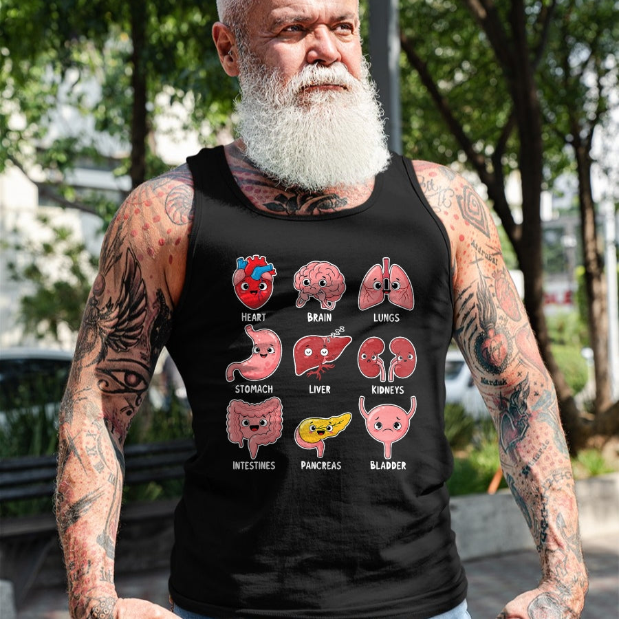 Best Doctor Shirt, Funny Doctor UnisexT-Shirt/Hoodie/Sweatshirt HLT00 - Cute Human Organs Cartoon Anatomy Science Humor T-Shirt