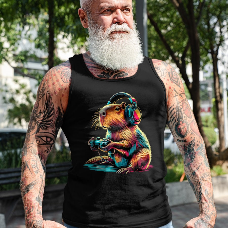 Cute Capybara Shirt, Funny Capybara UnisexT-Shirt/Hoodie/Sweatshirt HLT00 - Capybara Funny Video Games Capybara T-Shirt