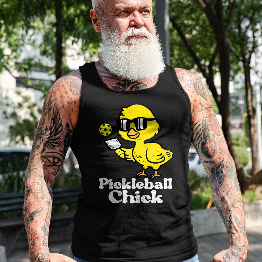 Funny Pickleball Shirt, Pickleball Lover Unisex T-Shirt/Hoodie/Sweatshirt HLT00 - Pickleball Chick Funny Pickle Ball Women Girls Kids Toddler T-Shirt