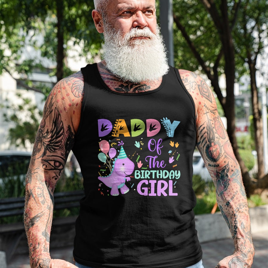 Best Dinosaur Lover Shirt, Funny Dinosaur UnisexT-Shirt/Hoodie/Sweatshirt HLT00 - Daddy Of The Birthday Girl Dinosaur Saurus Rex Party T-Shirt