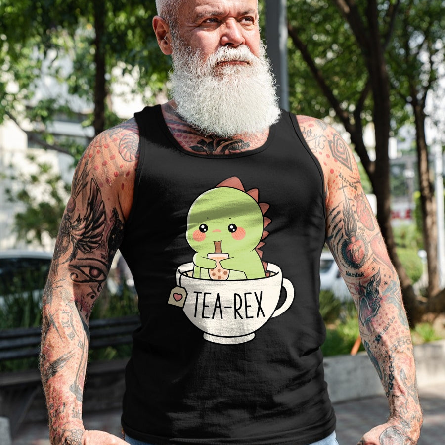 Best Dinosaur Lover Shirt, Funny Dinosaur UnisexT-Shirt/Hoodie/Sweatshirt HLT00 - Boba Tea-Rex Cute T-Rex Dinosaur Lover Kawaii Funny Dino Pun T-Shirt