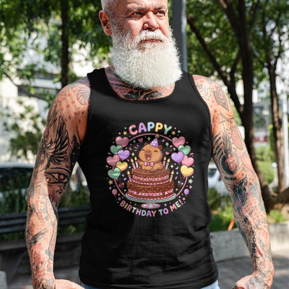 Cute Capybara Shirt, Funny Capybara UnisexT-Shirt/Hoodie/Sweatshirt HLT00 - Capybara Birthday for Kids Cappy Birthday to Me T-Shirt