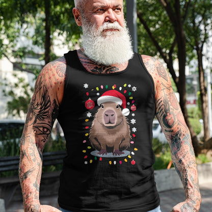 Cute Capybara Shirt, Funny Capybara UnisexT-Shirt/Hoodie/Sweatshirt HLT00 - Capybara Christmas Long Sleeve T-Shirt