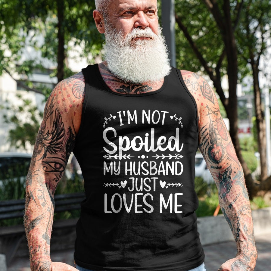 Best Wife Shirt, Wife and Husband Unisex T-Shirt/Hoodie/Sweatshirt HLT00 - Gift for wife T shirt, spoiled wife   Funny Spoiled Wife Art For Women Girls Husband Spoiled Wife Ra (9)