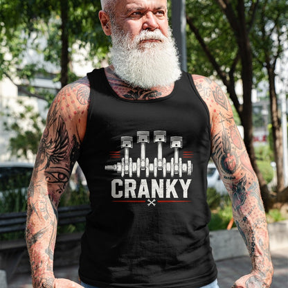 Best Mechanic Life Shirt, Funny Mechanic UnisexT-Shirt/Hoodie/Sweatshirt HLT00 - Cranky Car Mechanic Shirt Crankshaft Engine Piston T-Shirt