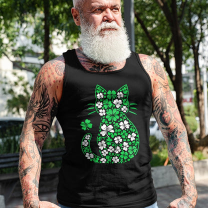 Patrick Day Shirts for Family, Funny Patrick Day shirts, st patrick's day Unisex T-Shirt/Hoodie/Sweatshirt HLT00 - Shamrock Irish Cat Graphic Saint Patrick Day for Cat Lovers T-Shirt