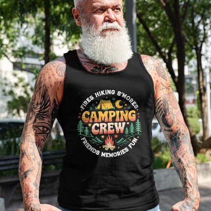 Funny Camping Shirt, Gift For Camping Lover Unisex T-Shirt/Hoodie/Sweatshirt HLT00 - Camping Crew Family Matching Group Friends Men Women Kid T-Shirt