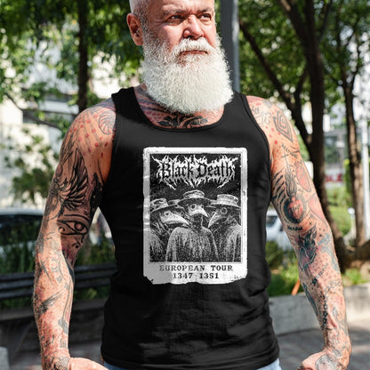 Best Doctor Shirt, Funny Doctor UnisexT-Shirt/Hoodie/Sweatshirt HLT00 - Black Death European Tour  Plague Doctor Fake Band Merch T-Shirt