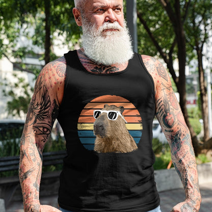 Cute Capybara Shirt, Funny Capybara Unisex T-Shirt/Hoodie/Sweatshirt HLT00 - Funny Capybara Vintage Long Sleeve T-Shirt