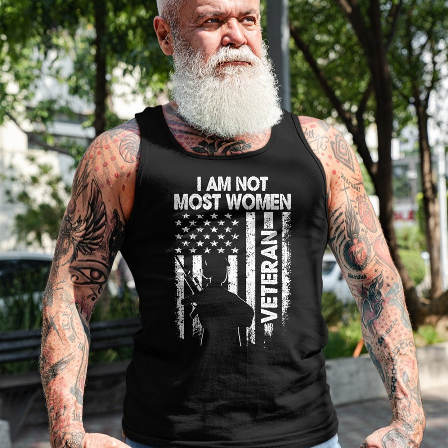 Proud Veteran Shirt, Funny Veteran UnisexT-Shirt/Hoodie/Sweatshirt HLT00 - I Am Not Most Women Veteran Shirt Soldier Wife Mom Mother T-Shirt