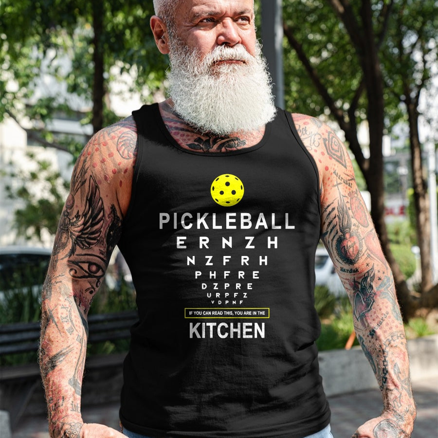 Funny Pickleball Shirt, Pickleball Lover Unisex T-Shirt/Hoodie/Sweatshirt HLT00 - Funny Pickleball Shirt If You Can Read This Kitchen Joke T-Shirt