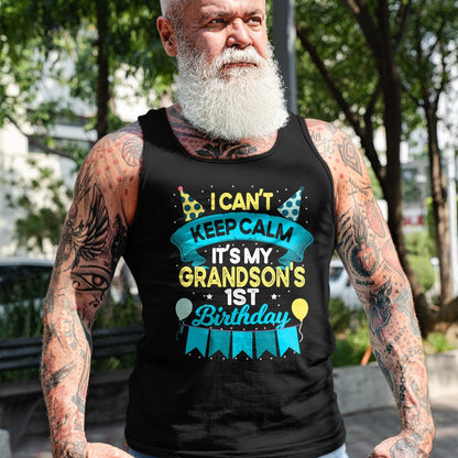 Best Grandma Shirt, Proud Grandma Unisex T-Shirt/Hoodie/Sweatshirt HLT00 - 1 Years Old Grandson Gift It_s My Grandson 1st Birthday T-Shirt