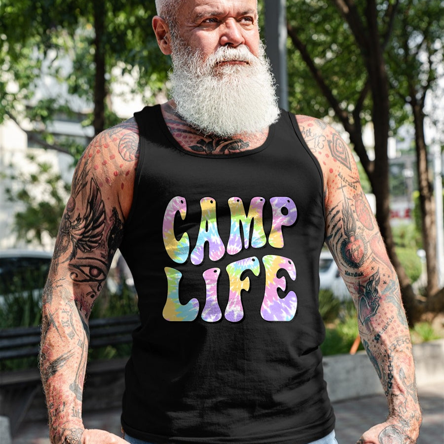 Funny Camping Shirt, Gift For Camping Lover Unisex T-Shirt/Hoodie/Sweatshirt HLT00 - Camping Summer for Girls Summer Camp Tie-Die Retro T-Shirt