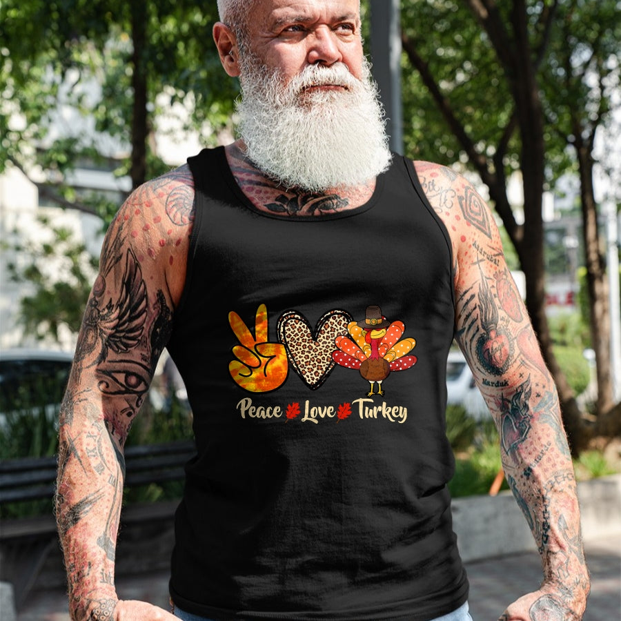 Best Thanksgiving Family Shirt , Funny Thanksgiving UnisexT-Shirt/Hoodie/Sweatshirt HLT00 - Peace Love Turkey Little Pilgrim Thanksgiving Womens Girls T-Shirt