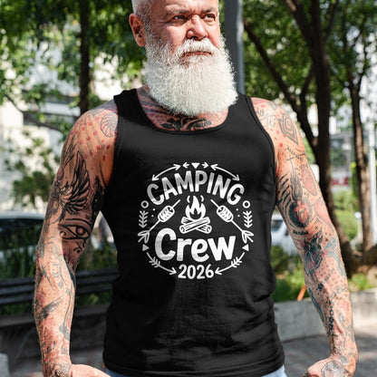 Funny Camping Shirt, Gift For Camping Lover Unisex T-Shirt/Hoodie/Sweatshirt HLT00 - Camping Crew 2026 Family Matching Camp Group Squad Team T-Shirt