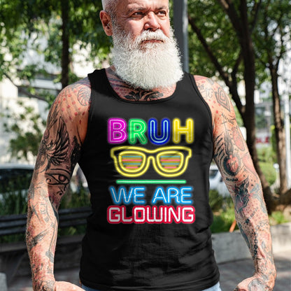Best Thanksgiving Family Shirt , Funny Thanksgiving UnisexT-Shirt/Hoodie/Sweatshirt HLT00 - Bruh We are Glowing in My Glowing Era Group Team Tie Dye T-Shirt