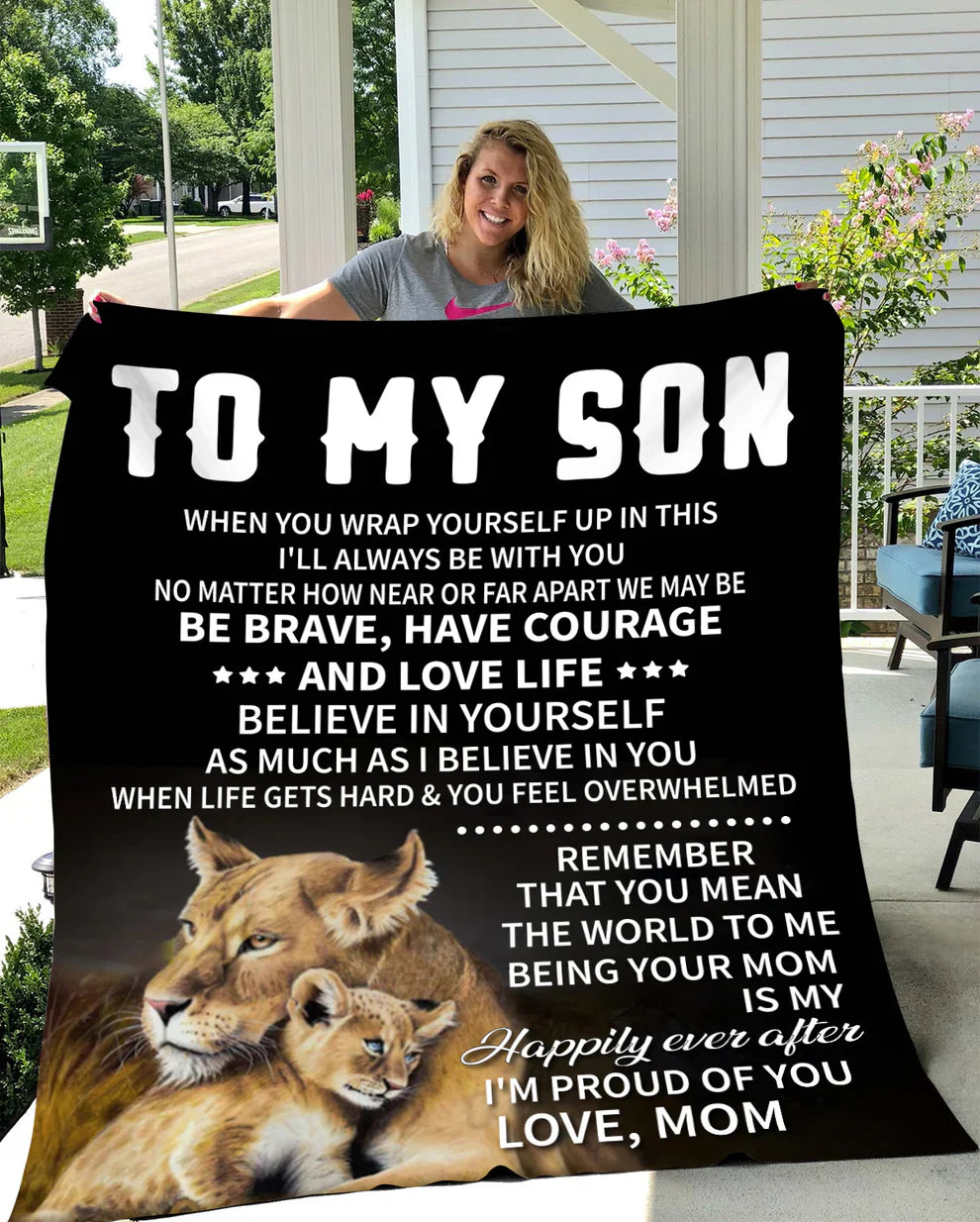 Special Gift For Your Son Blanket - From Mom