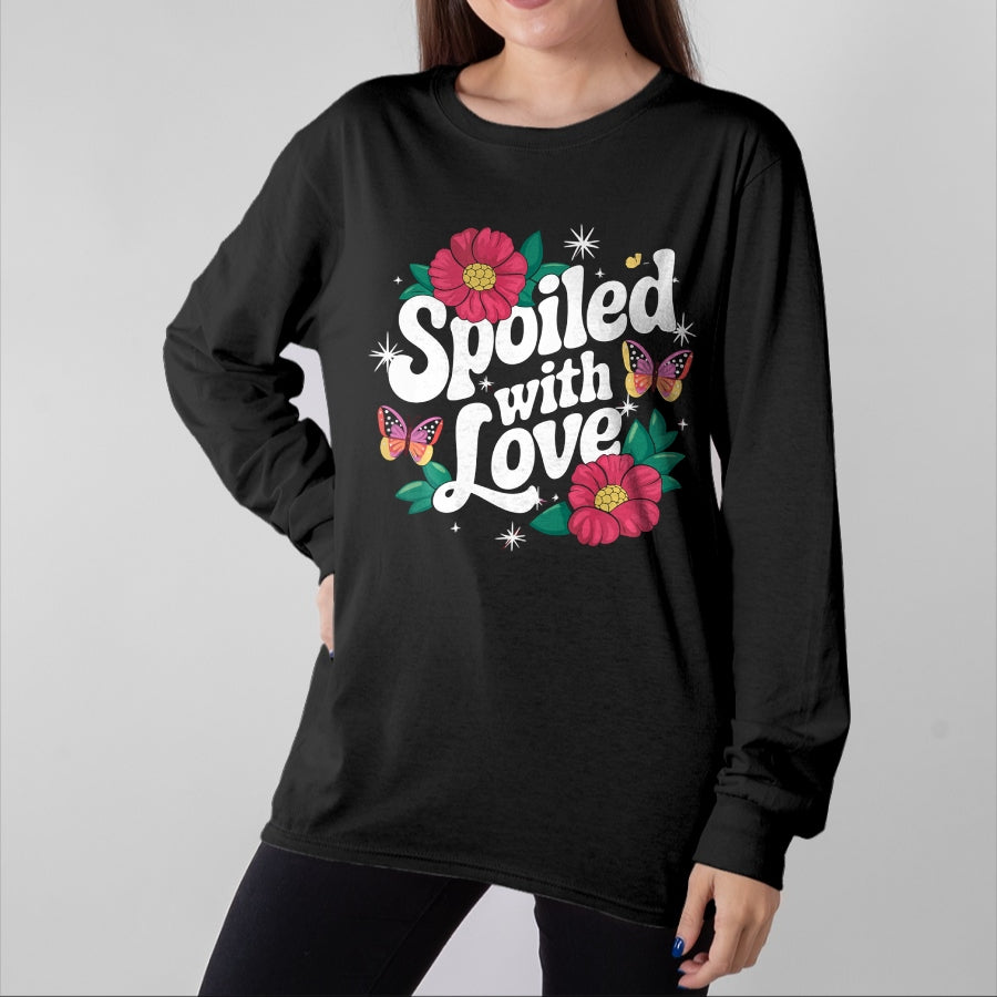 Best Wife Shirt, Wife and Husband Unisex T-Shirt/Hoodie/Sweatshirt HLT00 - Gift for wife T shirt, spoiled wife   Spoiled Wife Funny Wife Spoiled Wife Spoiled With Love Long Sl