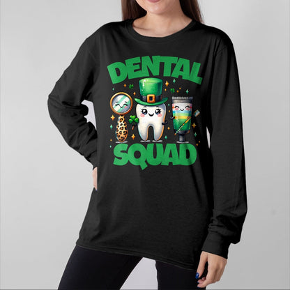 Patrick Day Shirts for Family, Funny Patrick Day shirts, st patrick's day Unisex T-Shirt/Hoodie/Sweatshirt HLT00 - saint patrick day dental squad th irish dentist nurse (1)