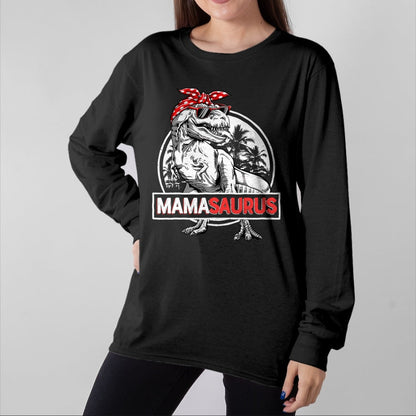 Best Dinosaur Lover Shirt, Funny Dinosaur UnisexT-Shirt/Hoodie/Sweatshirt HLT00 - Mamasaurus T rex Dinosaur Funny Mama Saurus Mother_s Family T-Shirt