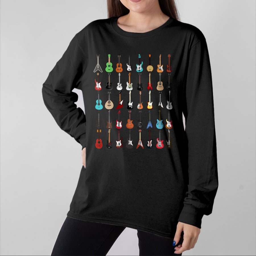 Guitar Lover Shirt, Funny Guitar UnisexT-Shirt/Hoodie/Sweatshirt HLT00 - Guitar Musical Instrument T Shirt (Rock N Roll Tee) T-Shirt