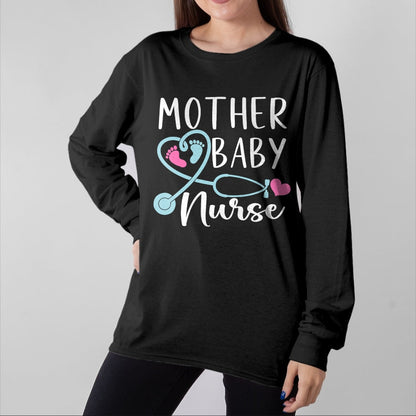 Funny Nurse Shirt, Nurse Unisex T-Shirt/Hoodie/Sweatshirt HLT00 - Postpartum Mother Baby Nurse Mom Baby Postpartum Nursing T-Shirt