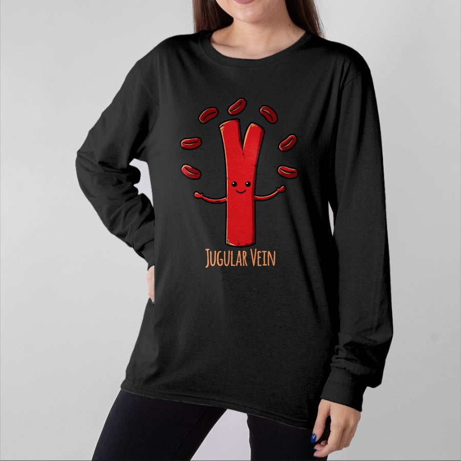 Best Doctor Shirt, Funny Doctor UnisexT-Shirt/Hoodie/Sweatshirt HLT00 - Funny Anatomy Jugular Vein Nurse Doctor Medical Student T-Shirt