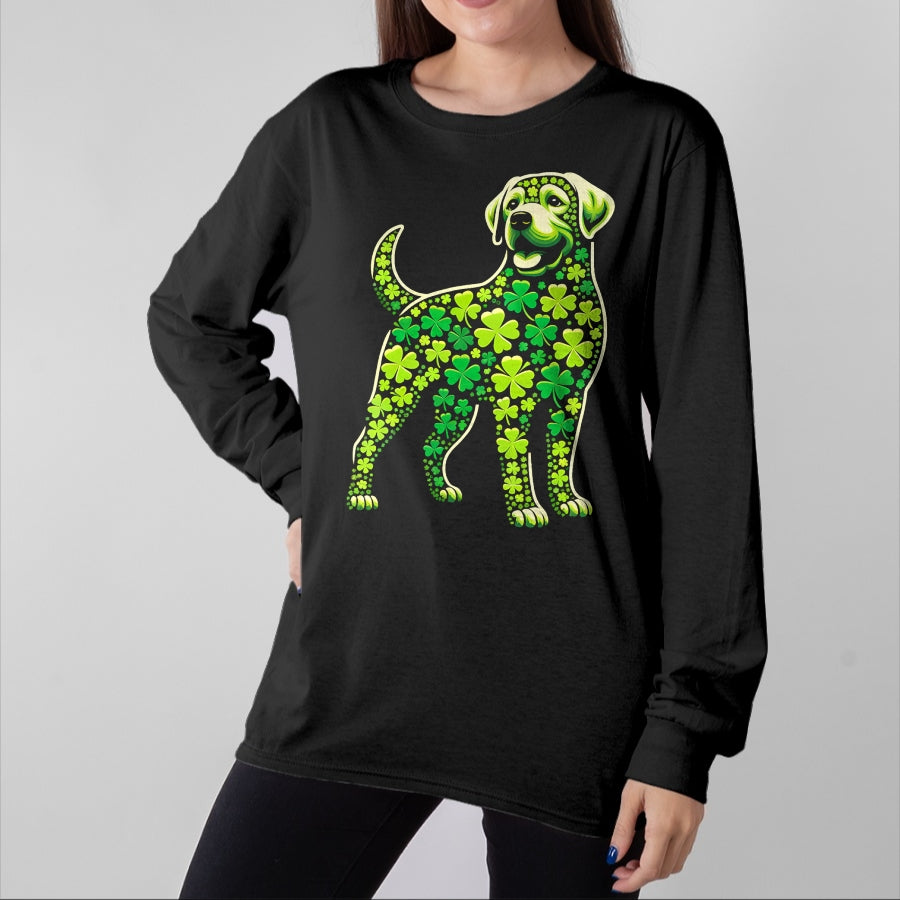 Patrick Day Shirts for Family, Funny Patrick Day shirts, st patrick's day Unisex T-Shirt/Hoodie/Sweatshirt HLT00 - Labrador Irish Shamrock Clover St Patrick Day Dog Lover T-Shirt