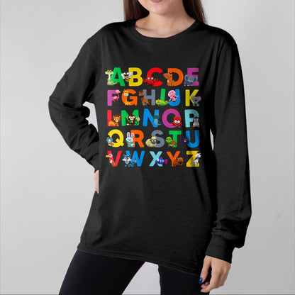 Best Student Shirt, Funny Back To School UnisexT-Shirt/Hoodie/Sweatshirt HLT00 - Zoo Animal Alphabet ABCs Animals Learning A-Z ABC Letters T-Shirt