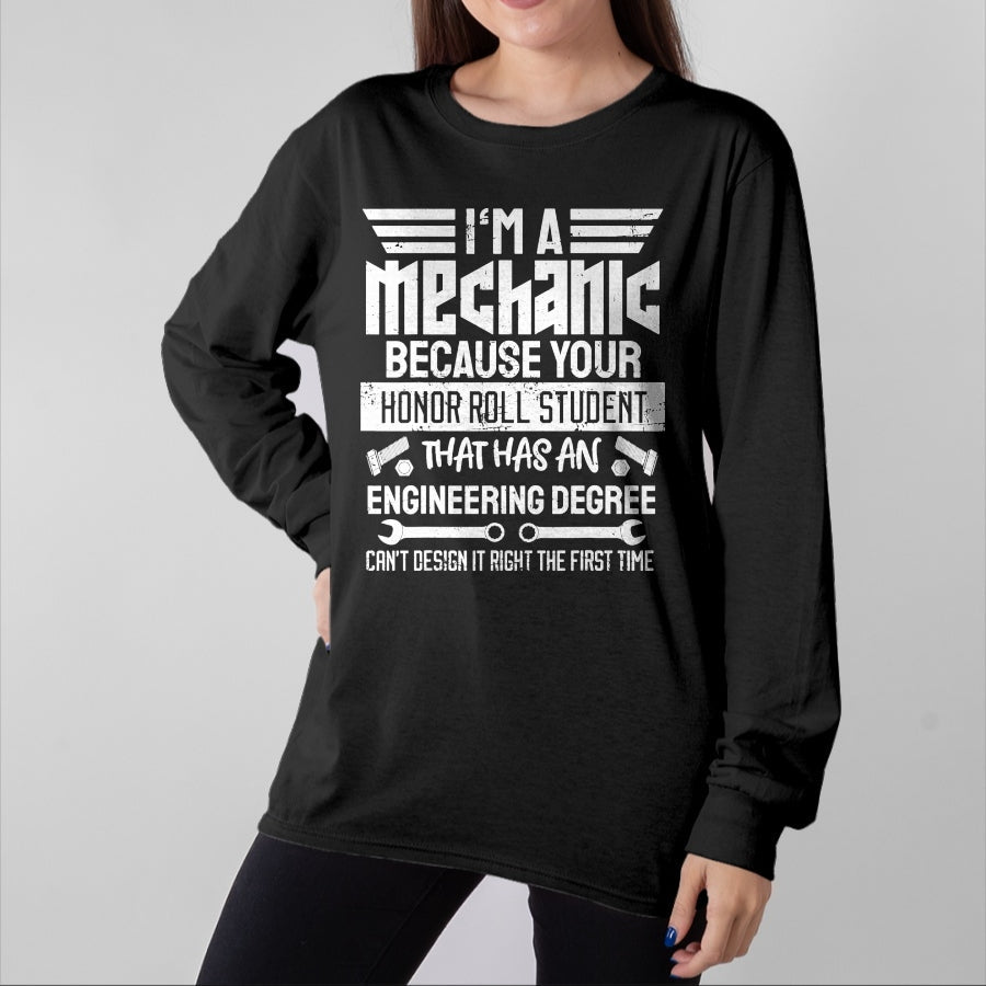 Best Mechanic Life Shirt, Funny Mechanic UnisexT-Shirt/Hoodie/Sweatshirt HLT00 - Mechanic Car Guy Mechanics DIY Handyman Garage Repair Shop T-Shirt