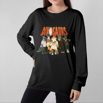 Best Dinosaur Lover Shirt, Funny Dinosaur UnisexT-Shirt/Hoodie/Sweatshirt HLT00 - Dinosaurs Character Group with Logo Retro TV Show T-Shirt