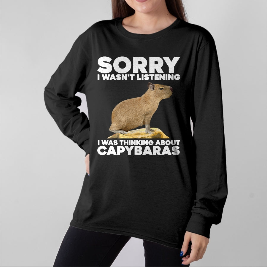 Cute Capybara Shirt, Funny Capybara UnisexT-Shirt/Hoodie/Sweatshirt HLT00 - Best Capybara Design for Men Women Kids Pet Rodent Capybara T-Shirt