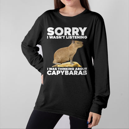 Cute Capybara Shirt, Funny Capybara UnisexT-Shirt/Hoodie/Sweatshirt HLT00 - Best Capybara Design for Men Women Kids Pet Rodent Capybara T-Shirt