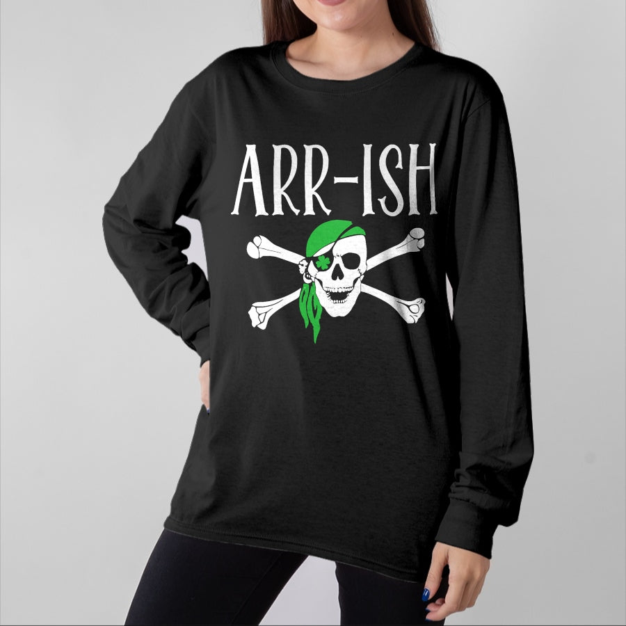 Patrick Day Shirts for Family, Funny Patrick Day shirts, st patrick's day Unisex T-Shirt/Hoodie/Sweatshirt HLT00 - Arrish Irish Pirate St. Patrick Day T-Shirt