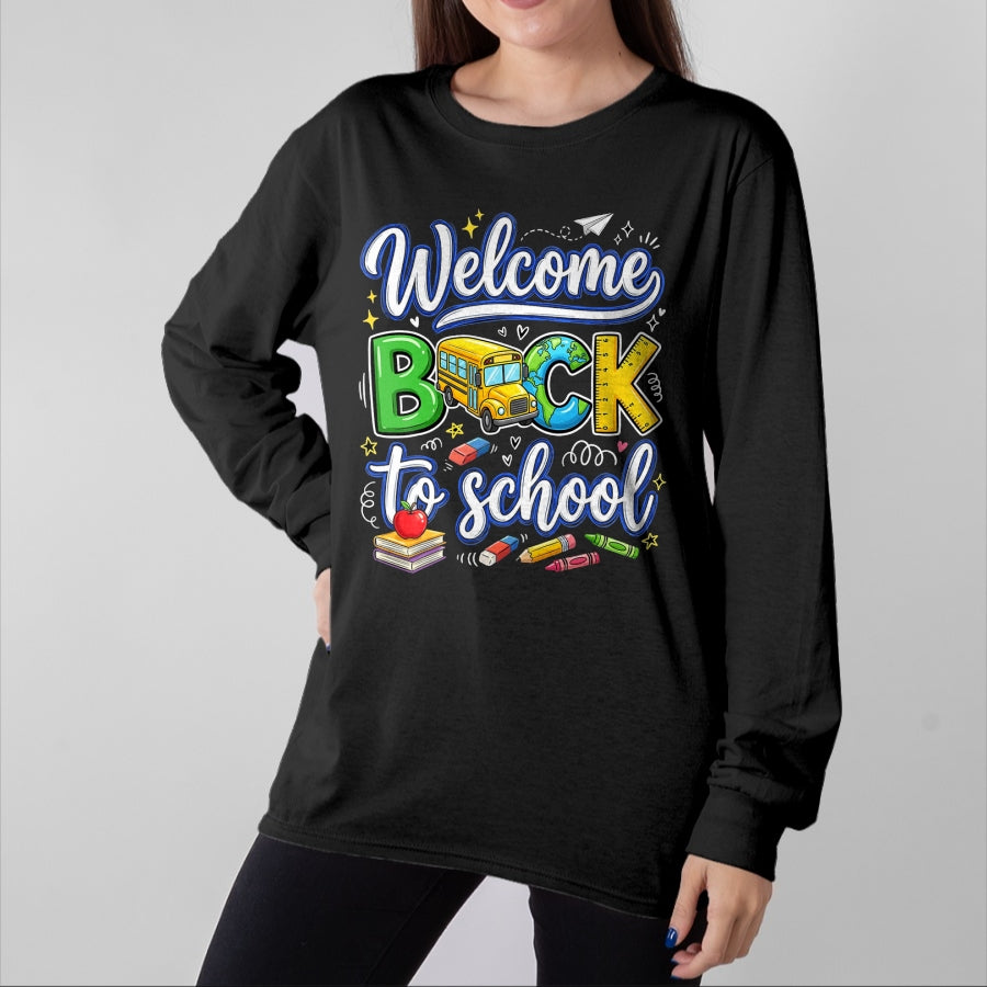 Best Student Shirt, Funny Back To School UnisexT-Shirt/Hoodie/Sweatshirt HLT00 - Welcome Back to School Teacher Student First Day Class T-Shirt