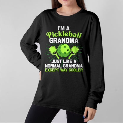 Funny Pickleball Shirt, Pickleball Lover Unisex T-Shirt/Hoodie/Sweatshirt HLT00 - Pickleball Design for Grandma Women Girls Pickle Ball Player T-Shirt