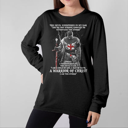 Christian Tee, Christian Faith Unisex T-Shirt/Hoodie/Sweatshirt HLT00 -  A Warrior of christ Tshirt T-Shirt