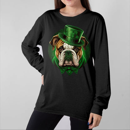 Patrick Day Shirts for Family, Funny Patrick Day shirts, st patrick's day Unisex T-Shirt/Hoodie/Sweatshirt HLT00 - Funny Bulldog Dog St Patricks day irish Saint patrick Day T-Shirt (1)