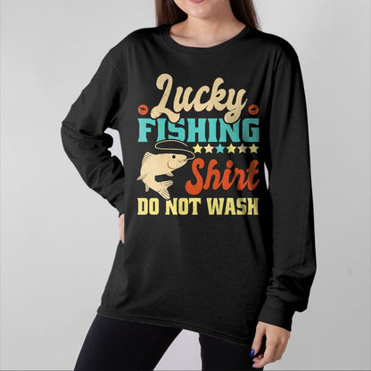 Gift for Dad Shirt, Funny Dad Unisex T-Shirt/Hoodie/Sweatshirt HLT00 – Funny My Lucky Fishing Shirt For Men Women Dad T-Shirt