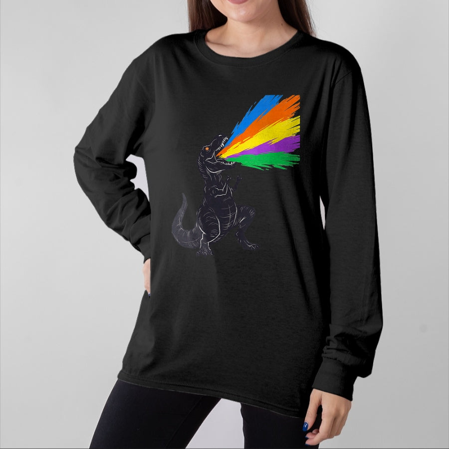 Best Dinosaur Lover Shirt, Funny Dinosaur UnisexT-Shirt/Hoodie/Sweatshirt HLT00 - Womens Types Of Dinosaurs Dino Identification kids boys girls V-Neck T-Shirt