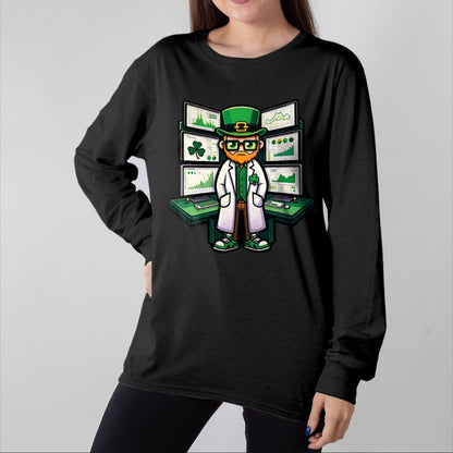 Patrick Day Shirts for Family, Funny Patrick Day shirts, st patrick's day Unisex T-Shirt/Hoodie/Sweatshirt HLT00 - Data Analyst St. Patrick Day Lucky Irish Science Scientist T-Shirt