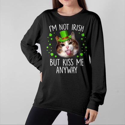 Patrick Day Shirts for Family, Funny Patrick Day shirts, st patrick's day Unisex T-Shirt/Hoodie/Sweatshirt HLT00 - I_m Not Irish But Kiss Me Anyway St. Patrick Day Gifts T-Shirt