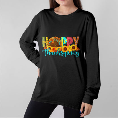 Best Thanksgiving Family Shirt , Funny Thanksgiving UnisexT-Shirt/Hoodie/Sweatshirt HLT00 - happy thanksgiving for turkey day family dinner sunflower T-Shirt