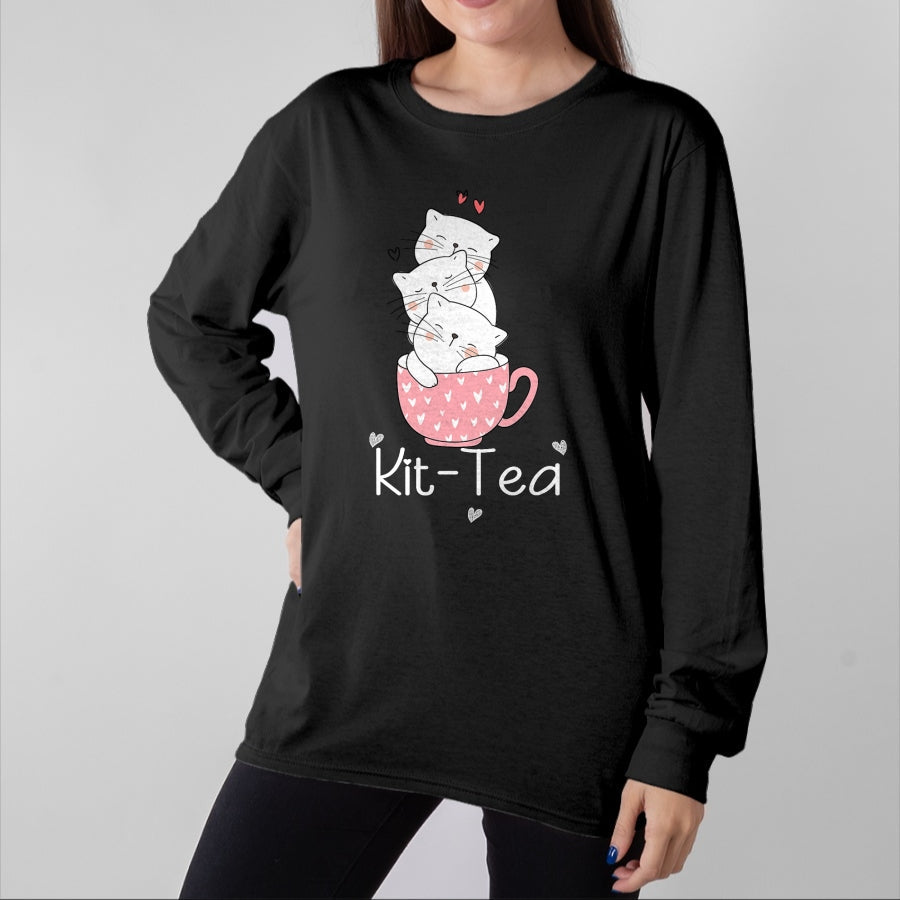 Cat Love Shirt, Funny Cat Lover Gift UnisexT-Shirt/Hoodie/Sweatshirt HLT00 - Kit Tea Gift Cat Lover Gift Funny Animal Love T-Shirt Cool T-Shirt