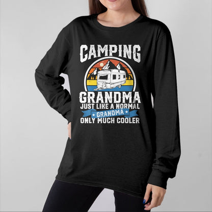 Funny Camping Shirt, Gift For Camping Lover Unisex T-Shirt/Hoodie/Sweatshirt HLT00 - Camping Grandma Funny Camper RV Retro Outdoors Womens Gift T-Shirt