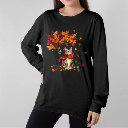 Best Thanksgiving Family Shirt , Funny Thanksgiving UnisexT-Shirt/Hoodie/Sweatshirt HLT00 - Cat Leaf Fall Tree Hello Autumn Thanksgiving It's Fall Y'all T-Shirt