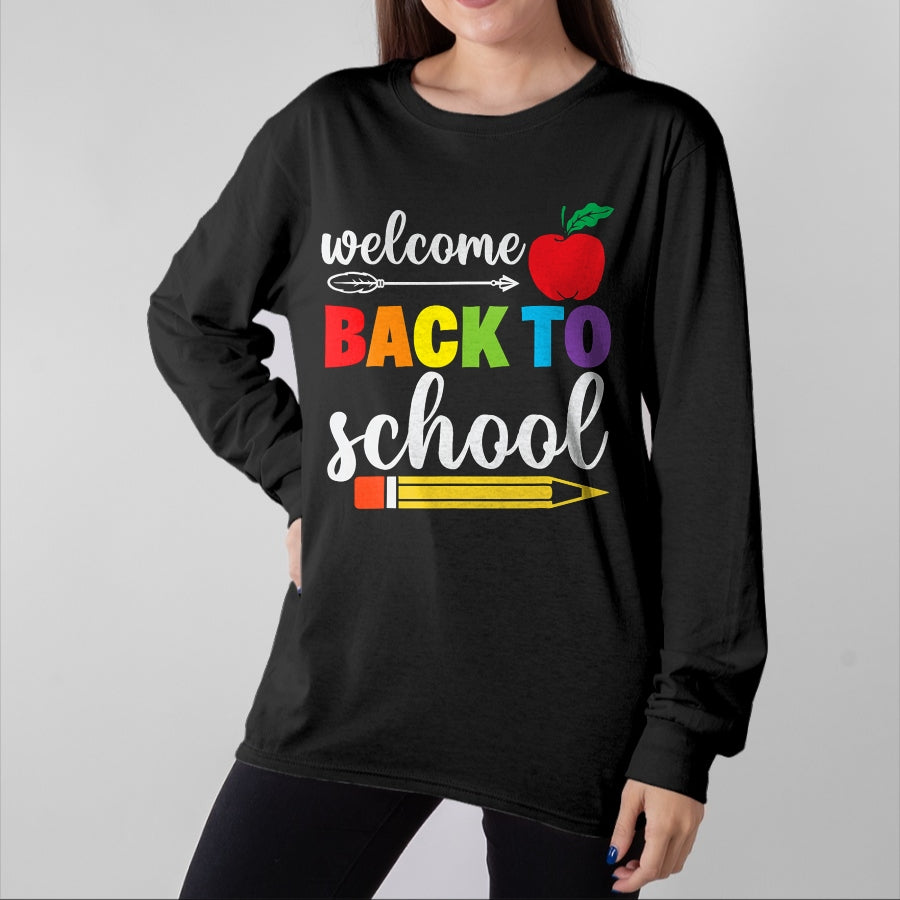 Best Student Shirt, Funny Back To School UnisexT-Shirt/Hoodie/Sweatshirt HLT00 - Welcome Back to School T-Shirt